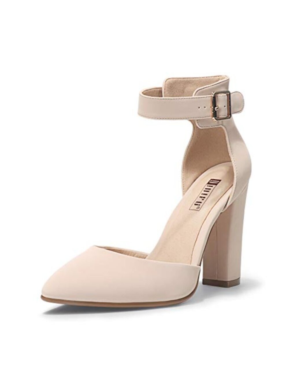Women's Pointed Toe High Heels Pumps Ankle Strap Dress Shoes